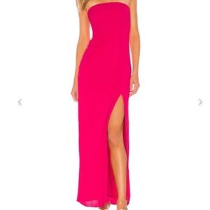 Superdown Asher Strapless Dress in Pink Sz Xxs